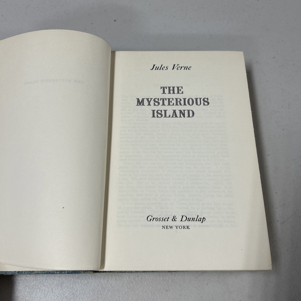 THE MYSTERIOUS ISLAND (ICL INTERNATIONAL COLLECTORS LIBRARY) Jules Verne 1956